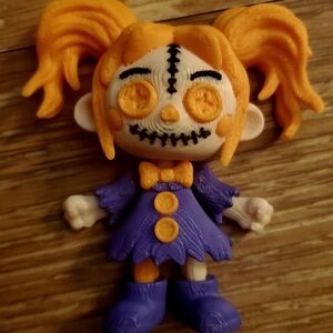 Colorful Halloween-Themed Toy Figure
